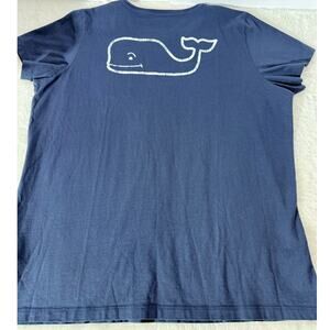 Vinyard Vines Vintage Whale Pocket T Shirt Blue Blazer XL NWT 100% Cotton